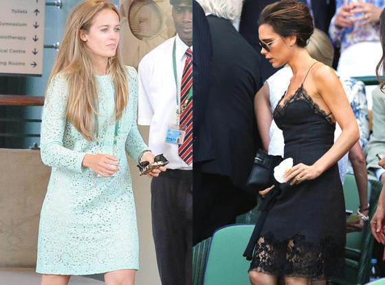 Victoria Beckham; Kim Sears Victoria Beckham; Kim Sears